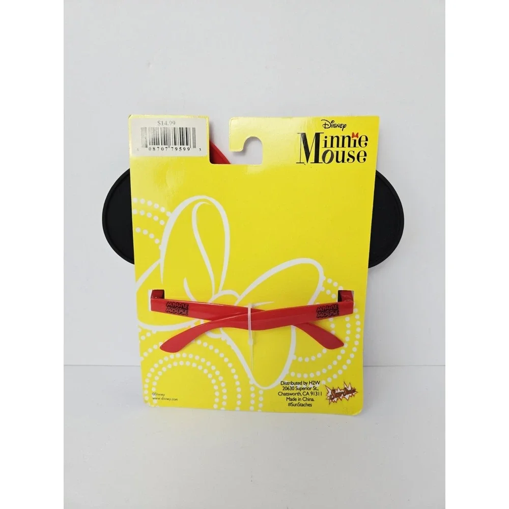 Sun-Staches Minnie Mouse Sunglasses ‎ Disney Costume Accessory New Kids